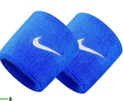 Напульсник Nike SWOOSH WRISTBANDS 2 PK синий Уни OSFM