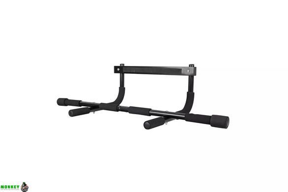 Турнік дверний багатофункціональний PowerPlay 4129&nbsp;Pull Up Pro Black