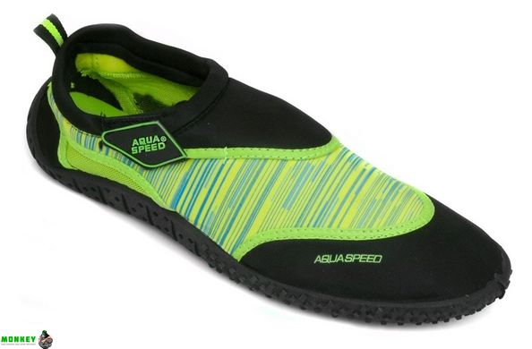 Аквашузы Aqua Speed ​​AQUA SHOE MODEL 2B 6557 черный, зеленый Дет 25