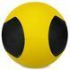 М'яч медичний медбол Zelart Medicine Ball FI-5121-1 1кг жовтий-чорний