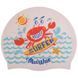 Шапочка для плавания детская MadWave Junior SURFER M057912 Голубой