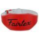 Пояс атлетический кожаный FAIRTEX 167076 L ширина-15см красный