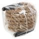 Канат спортивний для лазіння з кріпленням COMBAT BATTLE ROPE Zelart FI-0909-12 12м коричневий