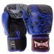 Рукавички боксерські шкіряні TWINS FBGVL3-50 Синій 14 унції WOLF 10-14oz