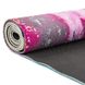 Коврик для йоги Джутовый (Yoga mat) Record FI-7156-4 размер 1,83мx0,61мx3мм принт Чакры Акварель