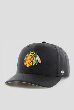 Кепка MVP 47 Brand MVP DP CHICAGO BLACKHAWKS чорний, сірий Уні OSFA