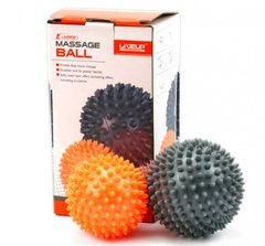 Набір масажних м'ячиків 2 шт LiveUp MASSAGE BALL
