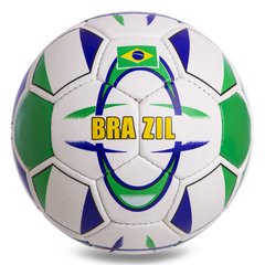 Мяч футбольный №5 Гриппи 5сл. BRAZIL BALLONSTAR FB-854 (№5, 5 сл., сшит вручную)