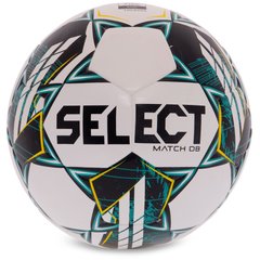 Мяч футбольный SELECT MATCH DB V23 №5 белый-зеленый
