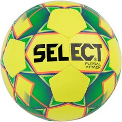 Футзальный мяч Select Futsal Attack Shiny желто-зеленый Уни 4
