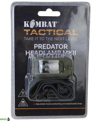 Налобний ліхтарик KOMBAT UK Predator Headlamp II