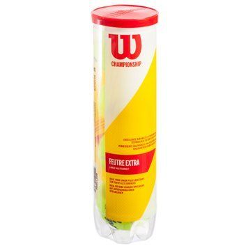Мяч для большого тенниса WILSON CHAMPIONSHIP WRT110000 4шт салатовый