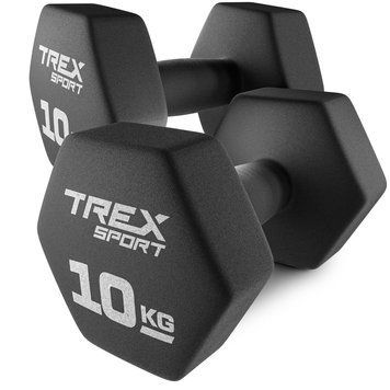 Гантели для фитнеса неопреновые TREX Sport TX-100VD 2x10кг