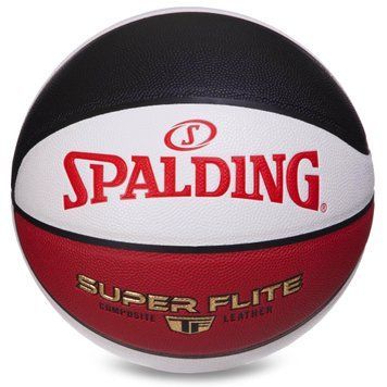 М'яч баскетбольний SPALDING 76929Y SUPER FLITE №7 білий-червоний