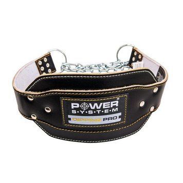 Пояс для обтяжень Power System Dipping Pro PS-3820 Black Yellow Line