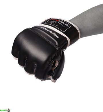 Перчатки для MMA PowerPlay 3056 черные S