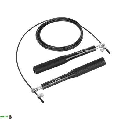 Скакалка швидкісна для кросфіту 4FIZJO Speed Rope Black (P-5907222931165)