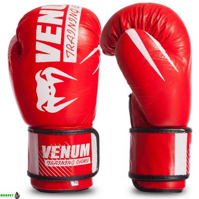 Боксерські рукавиці шкіряні VNM MA-0701 10-14 унцій кольори в асортименті