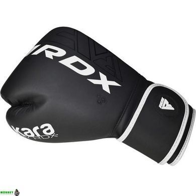 Боксерские перчатки RDX F6 Kara Matte White 10 унций (капа в комплекте)