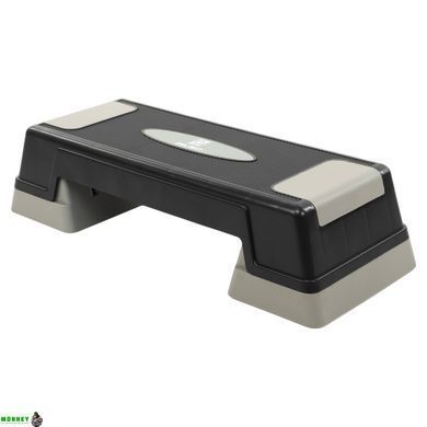 Степ-платформа Zelart FI-6291 70-75x25x12-23см чорний-помаранчевий