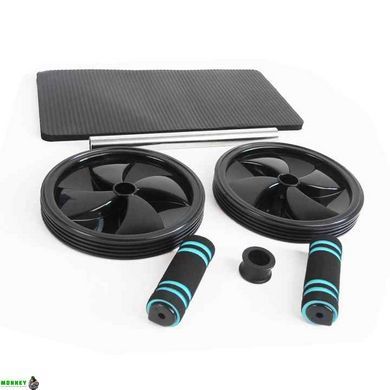 Колесо для преса U-Powex Ab wheel with mat (d18.5cm.) Black