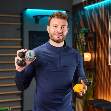 Набор массажных мячей Trex Sport TX-005MSC 5в1 для йоги и фитнеса EPP