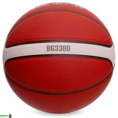 М'яч баскетбольний Composite Leather №7 MOLTEN B7G3380 помаранчевий