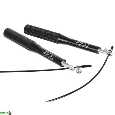 Скакалка швидкісна для кросфіту 4FIZJO Speed Rope Black (P-5907222931165)