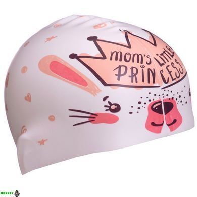 Шапочка для плавання дитяча MadWave Junior LITTLE BUNNY M057913 Білий