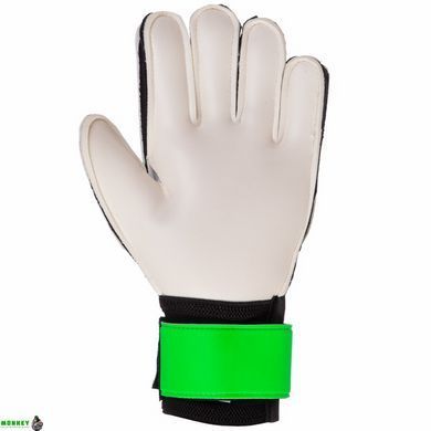 Перчатки вратарские юниорские с защитными вставками на пальцы ATHPIK SP-Sport FB-9277B Оранжевый-синий 6 (PVC, р-р 5-7,)