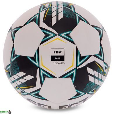 Мяч футбольный SELECT MATCH DB V23 №5 белый-зеленый