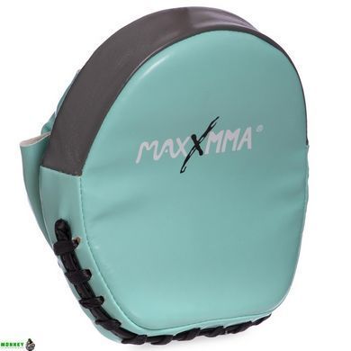 Лапа Вигнута для боксу та єдиноборств MAXXMMA MP04 Чорний-червоний 15x15x4см 2шт