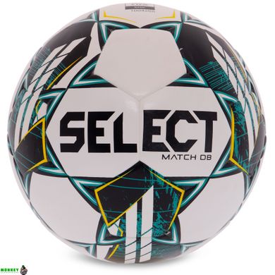 М'яч футбольний SELECT MATCH DB V23 №5 білий-зелений