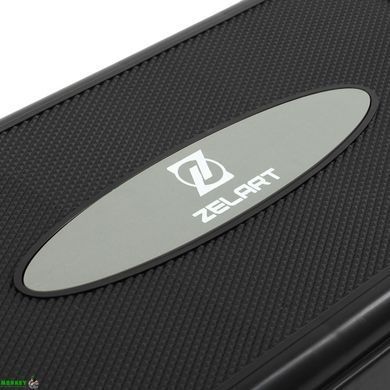 Степ-платформа Zelart FI-6291 70-75x25x12-23см чорний-помаранчевий