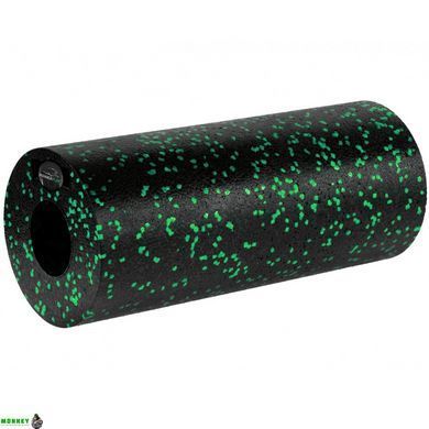 Массажный набор PowerPlay PP_4015 EPP Foam Roller Set 4in1 (2-я роллы + 2-я мячи) Черно-зеленый
