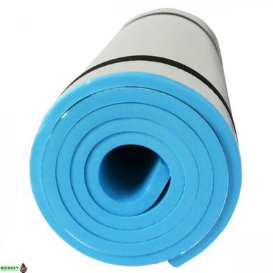 Коврик туристичний (каремат) SportVida Alu EVA 1 см SV-EZ0012 Blue