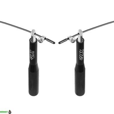Скакалка швидкісна для кросфіту 4FIZJO Speed Rope Black (P-5907222931165)