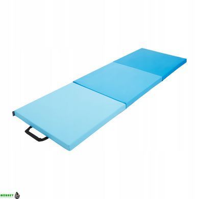 Мат гімнастичний складний 4FIZJO 180 x 60 x 5 см Blue/Sky Blue (P-5907739319685)