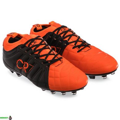Бутси футбольні OWAXX 191261-2 розмір 40-45 чорний-помаранчевий