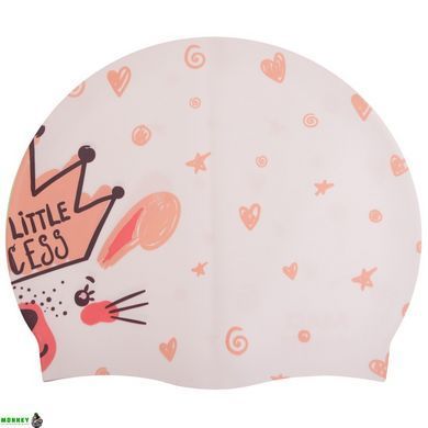 Шапочка для плавання дитяча MadWave Junior LITTLE BUNNY M057913 Білий