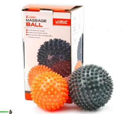 Набор массажных мячиков 2 шт LiveUp MASSAGE BALL