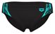 Плавки Arena SWIM BRIEFS GRAPHIC чорний, бірюзовий Чол 80