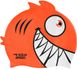 Шапка для плавания Aqua Speed ​​ZOO Pirana 9702 пиранья, оранжевый Дит OSFM