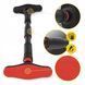 Турник раздвижной 4FIZJO ULTRA 66-100 см Black/Red (P-5905973400336)