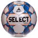Мяч футзальный №4 SELECT FUTSAL MIMAS IMS (FPUS 1300, белый-синий-оранжевый)
