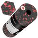 Мини массажный ролик (валик, роллер) Hop-Sport EPP 15 см HS-P015YG черно-красный
