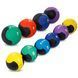 М'яч медичний медбол Zelart Medicine Ball FI-5121-10 10кг фіолетовий-чорний