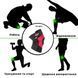 Наколінник спортивний Power System Neo Knee Support PS-6012 Black/Red M