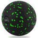 Массажный набор PowerPlay PP_4015 EPP Foam Roller Set 4in1 (2-я роллы + 2-я мячи) Черно-зеленый
