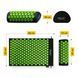 Коврик акупунктурный с валиком 4FIZJO Аппликатор Кузнецова 72 x 42 см 4FJ0043 Black/Green